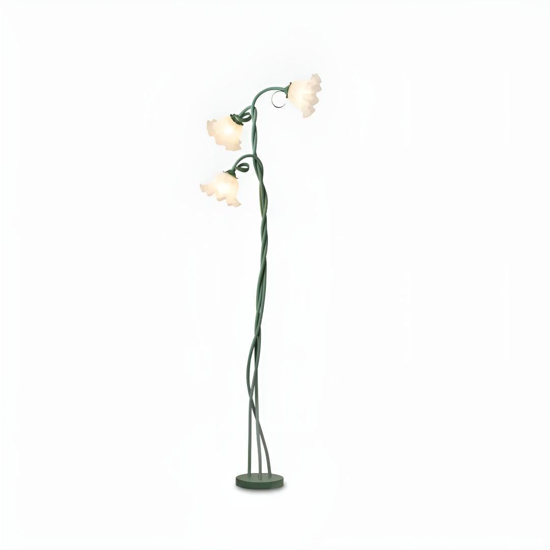 Flower Living Room Floor Lamp With Floral Design