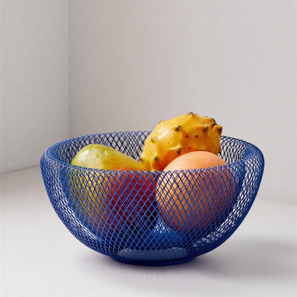 Fruit Bowl With Double Walled Ventilated Design For Tables and Benches
