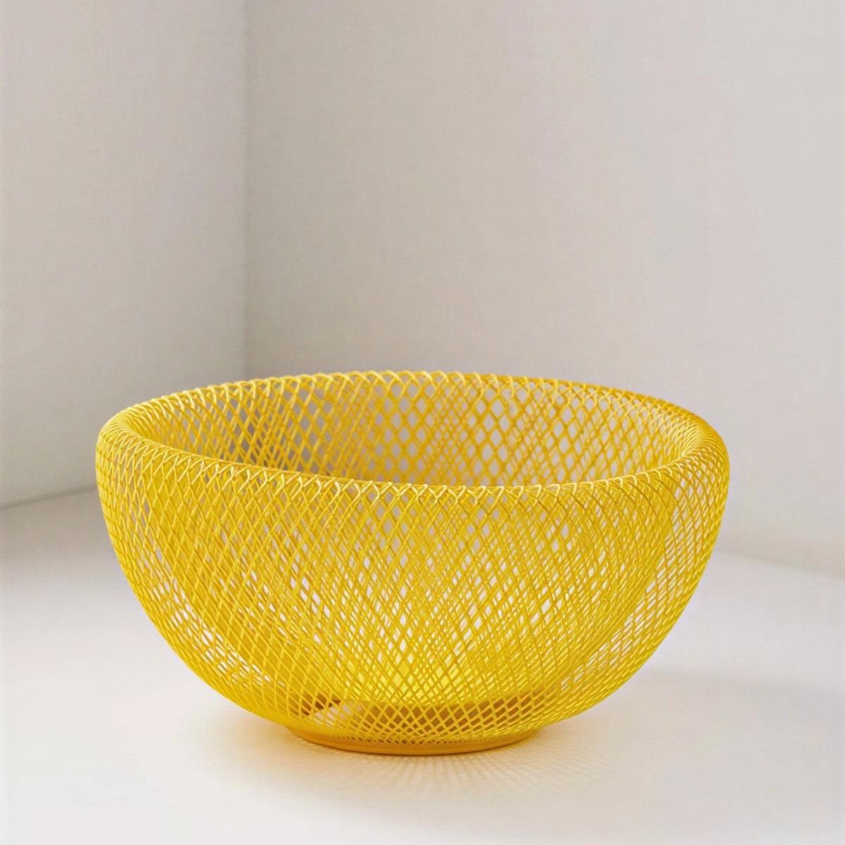 Fruit Bowl With Double Walled Ventilated Design For Tables and Benches