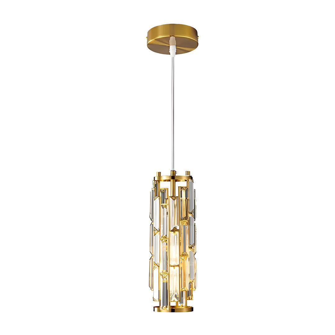 Hanging Pendant Ceiling Lights for Kitchen with Crystal Glass Design