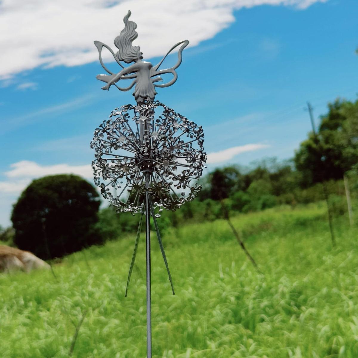 Metal Outdoor Home Garden Fairy Ornament Sculpture