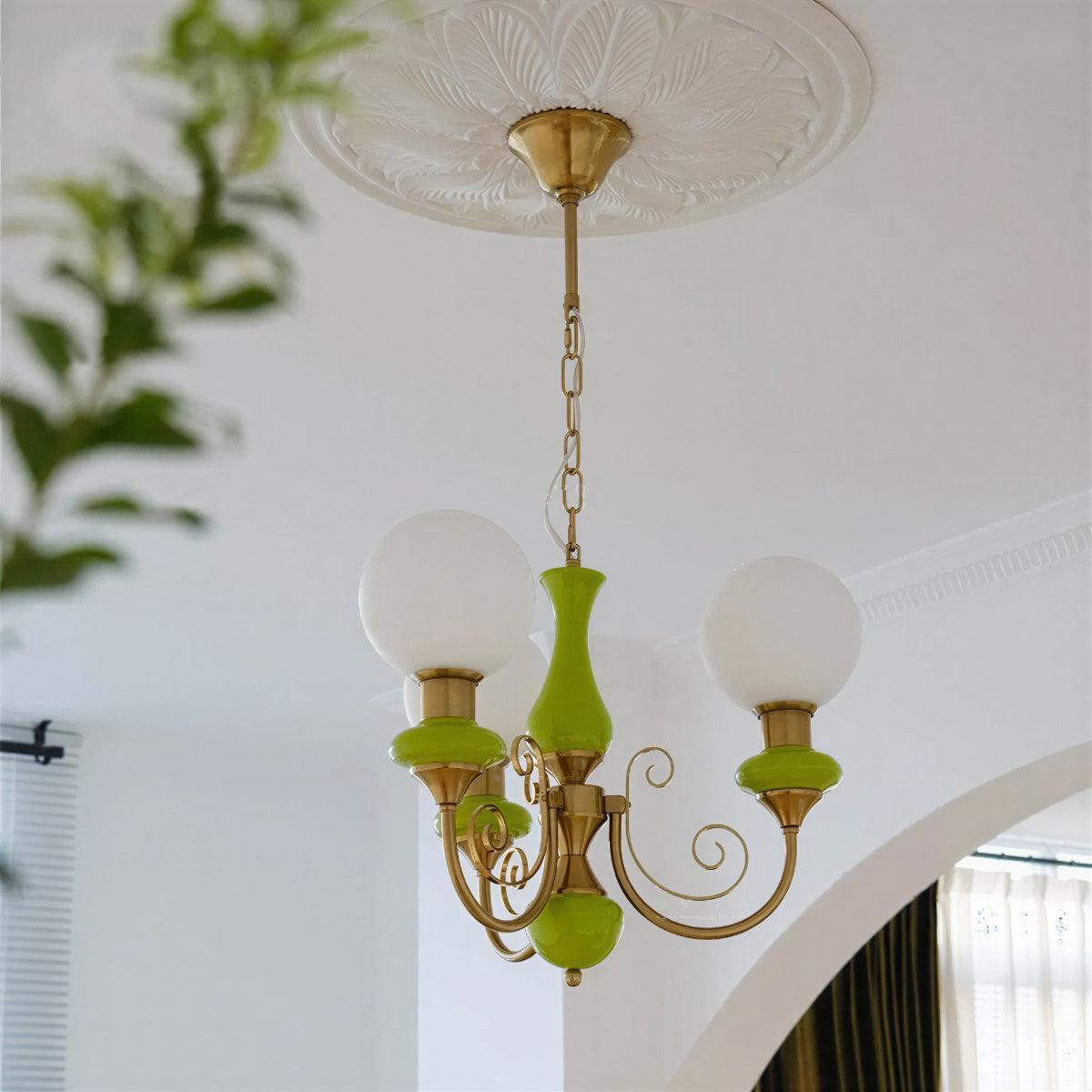 Mid Century Chandelier Ceiling Light Statement Piece