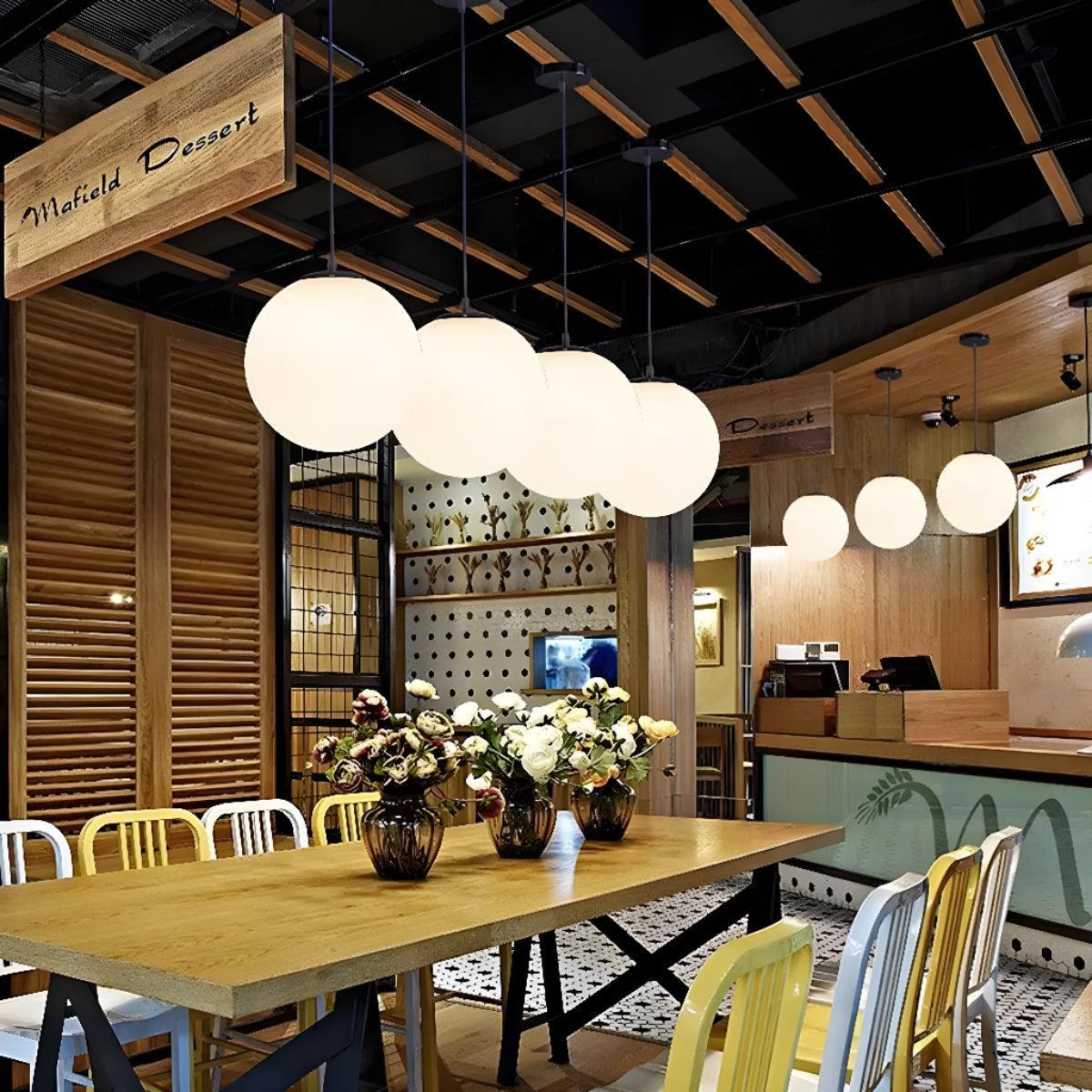 Minimalist Globe Pendant Light Ceiling Fixture