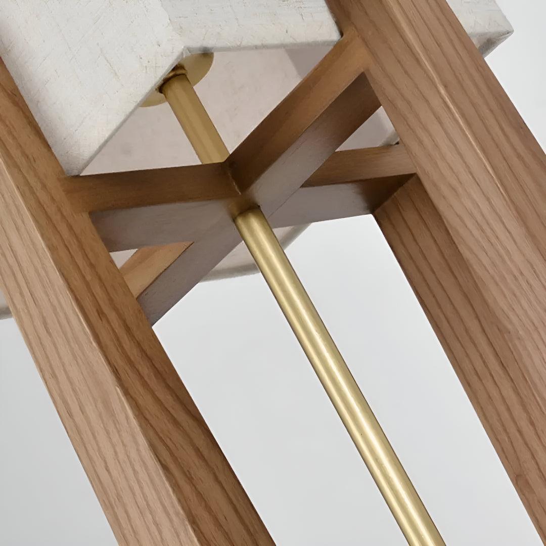 Minimalist Japanese Rustic Style Standing Lamp for Home Lighting