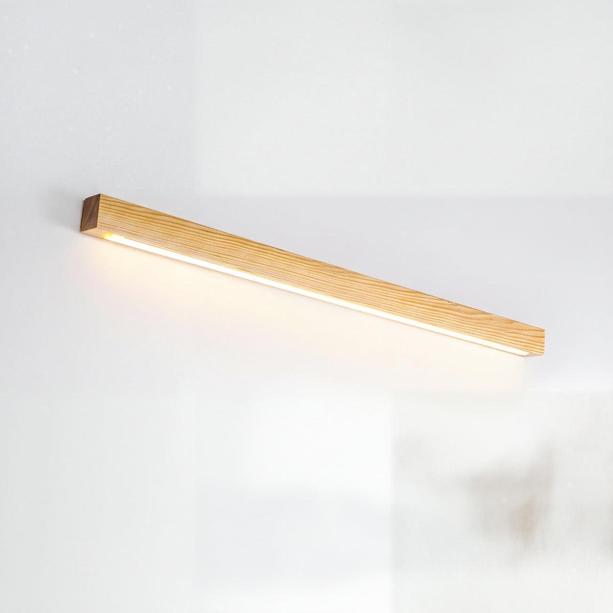 Modern Above Mirror Wall Light With Linear Downlight