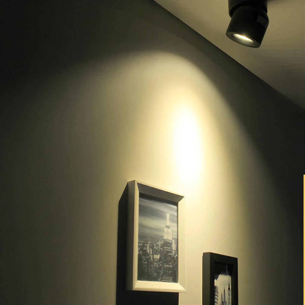 Modern Beam Ceiling Spotlight With Adjustable Direction And Flush Mount Design