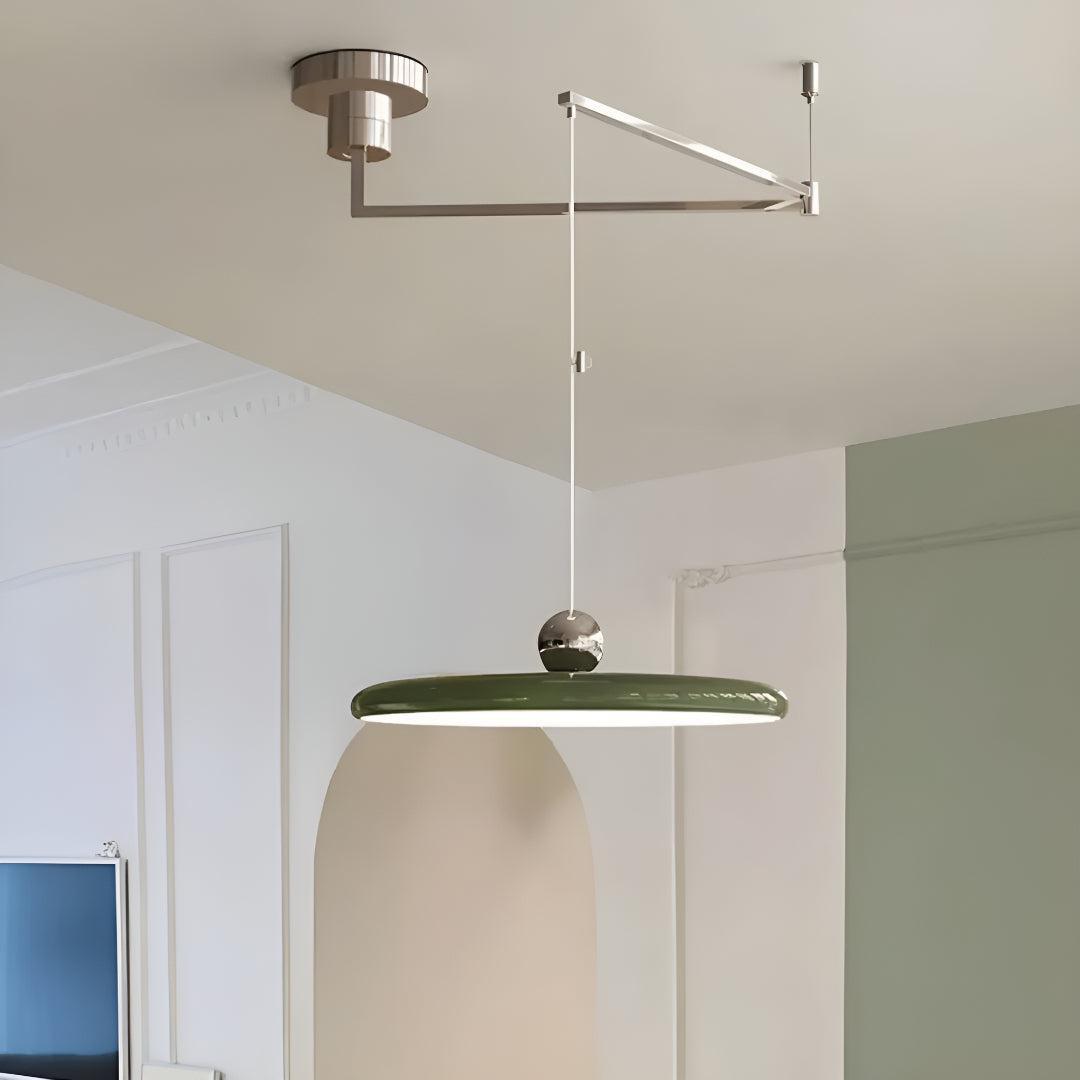 Modern Ceiling Light with Adjustable Swing Arm Pendant Lamp