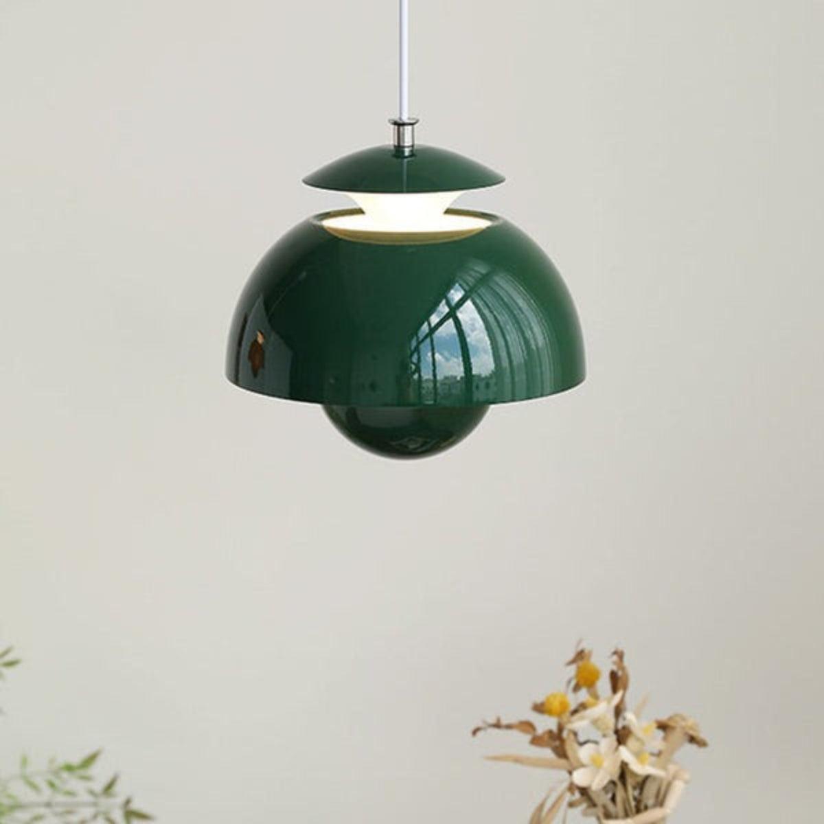 Modern Ceiling Pendant Light With Layered Flower Bud Design