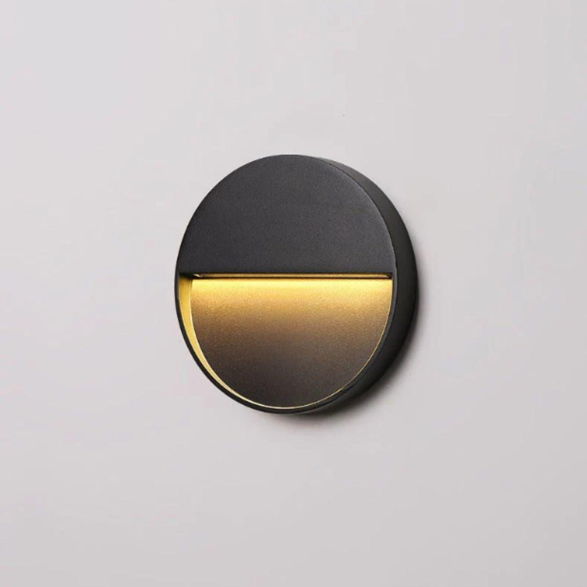 Modern Circular Wall Lamp For Staircase And Hallway Lighting