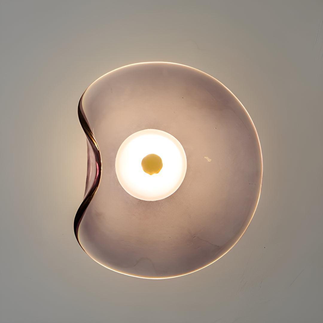 Modern Glass Shade Wall Light Sconce