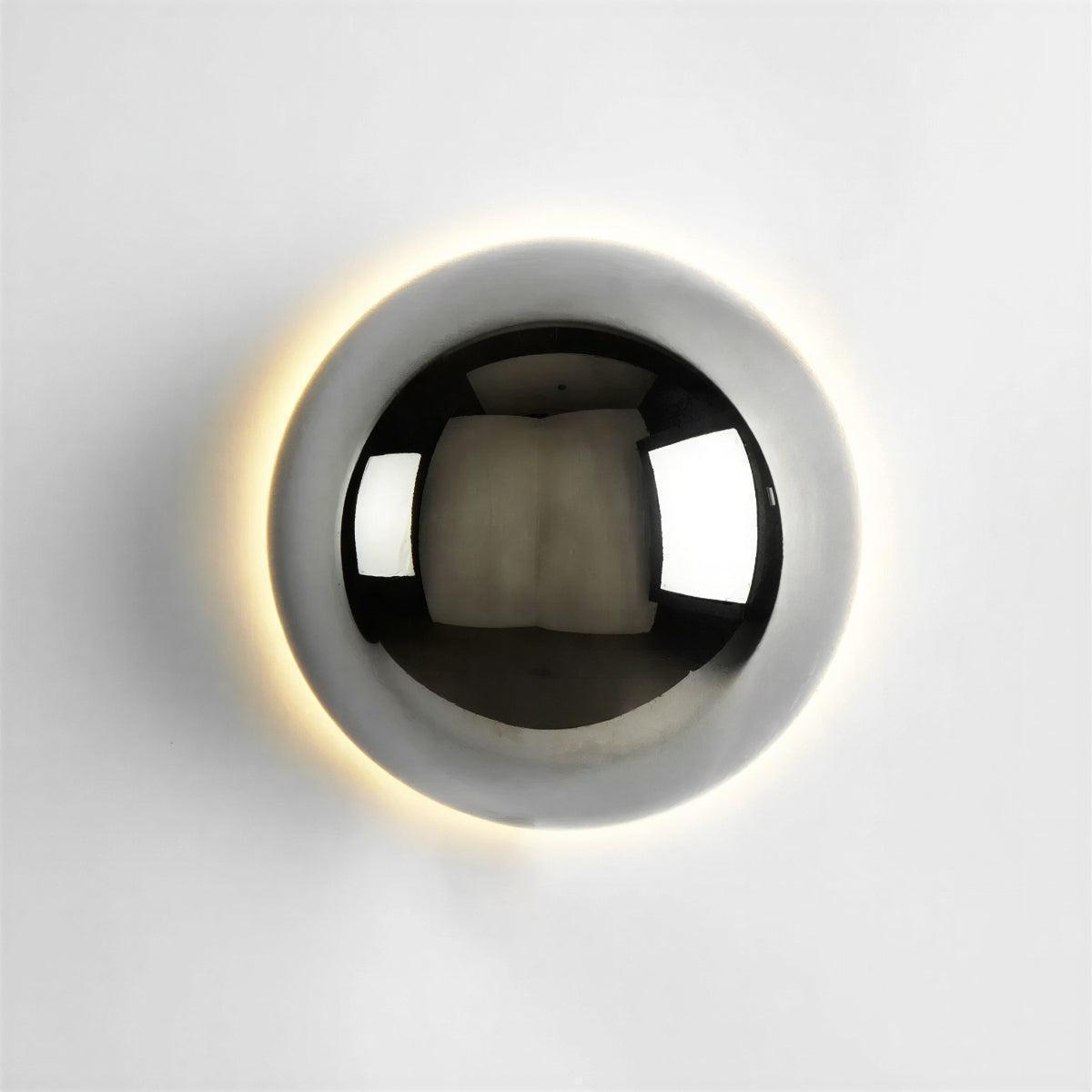Modern Indoor Wall Light With Decorative Round Orb