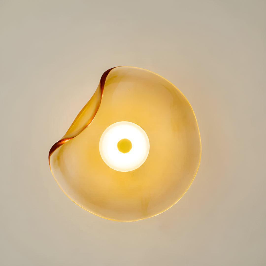 Modern LED Wall Light Sconce With Glass Shade