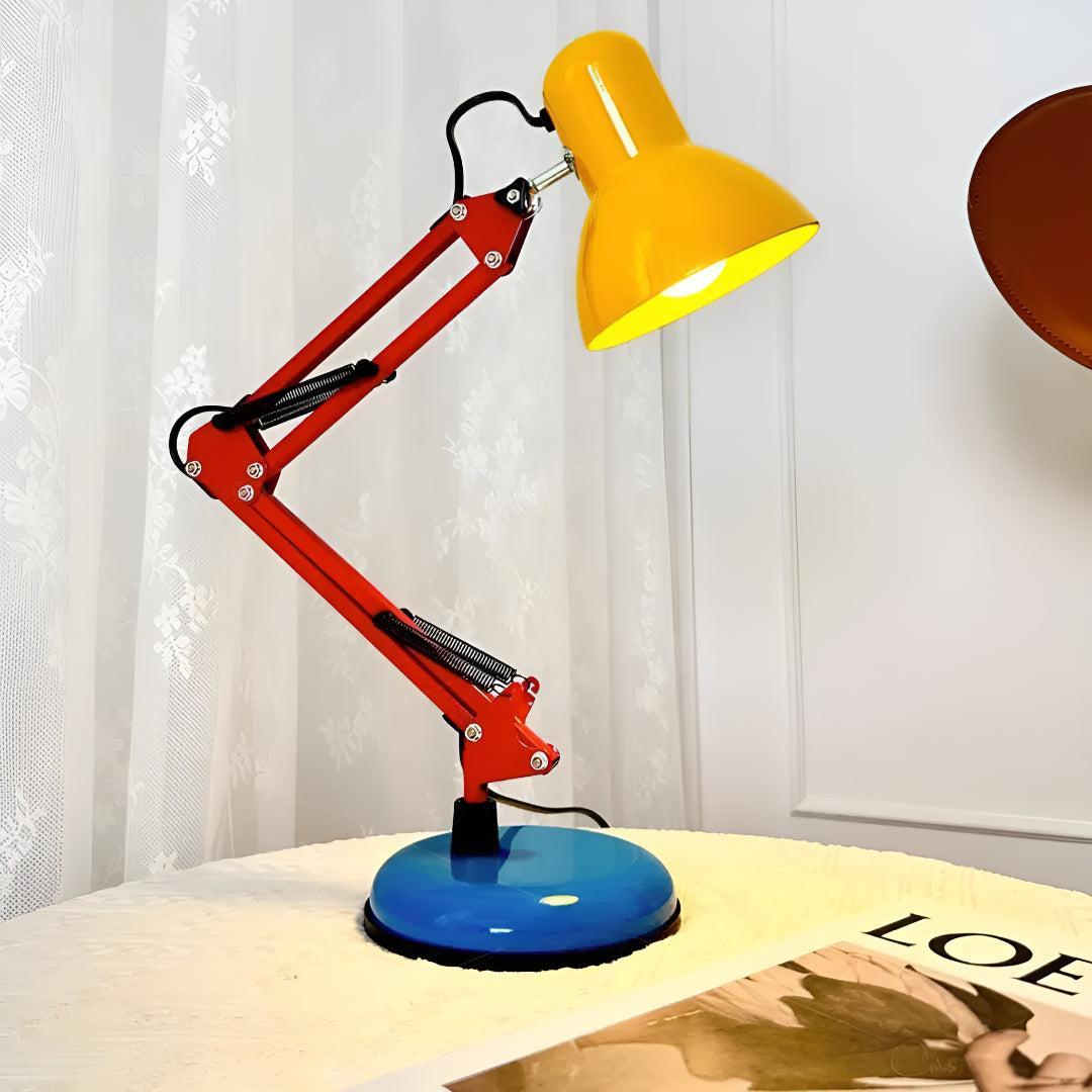 Modern Memphis Table Lamp Adjustable Arm Desk Light