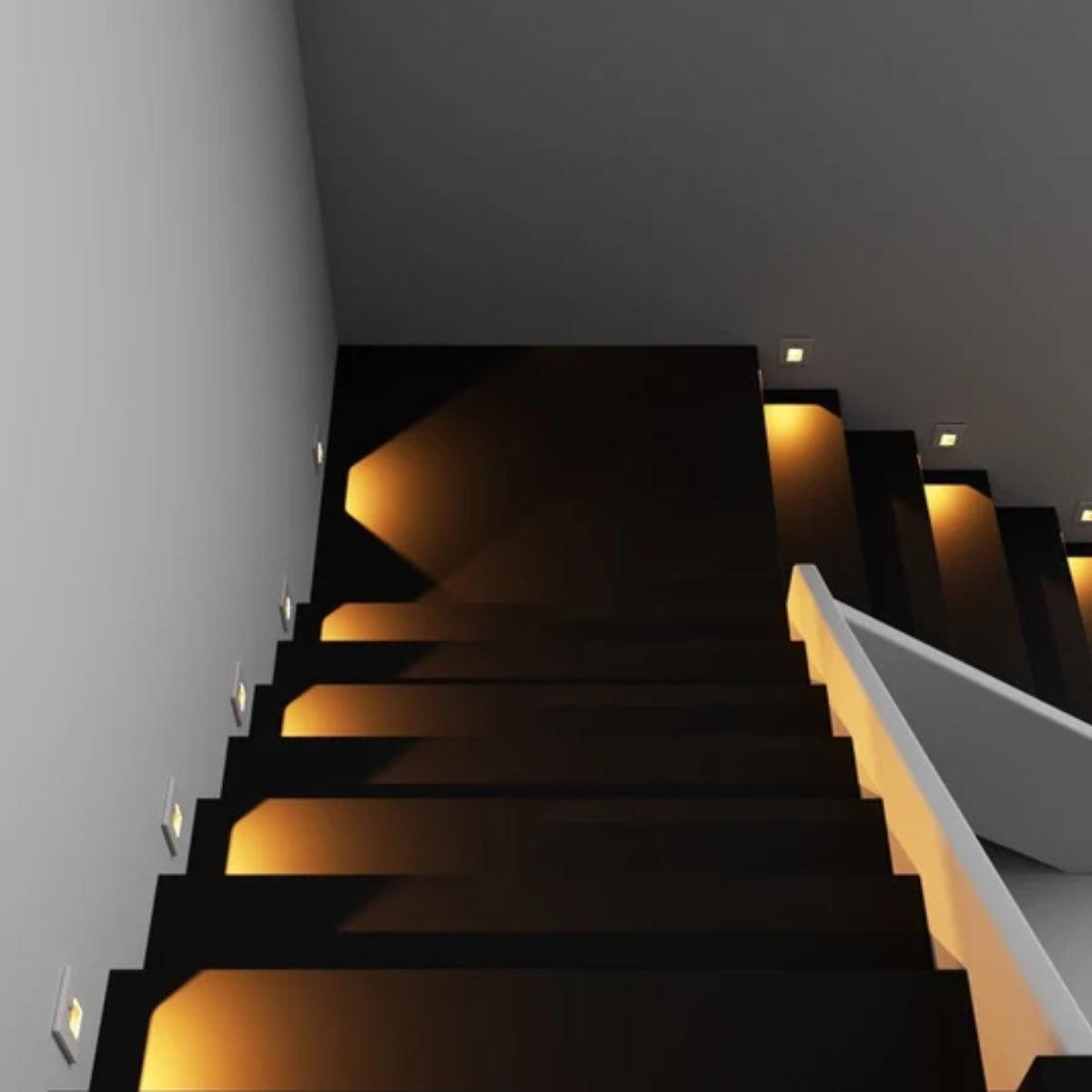 Modern Minimalistic Recessed Wall Lights For Hallway or Staircase