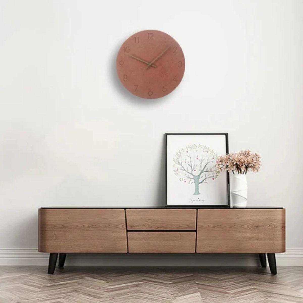 Modern Silent Wall Clock With Quiet Quartz Movement