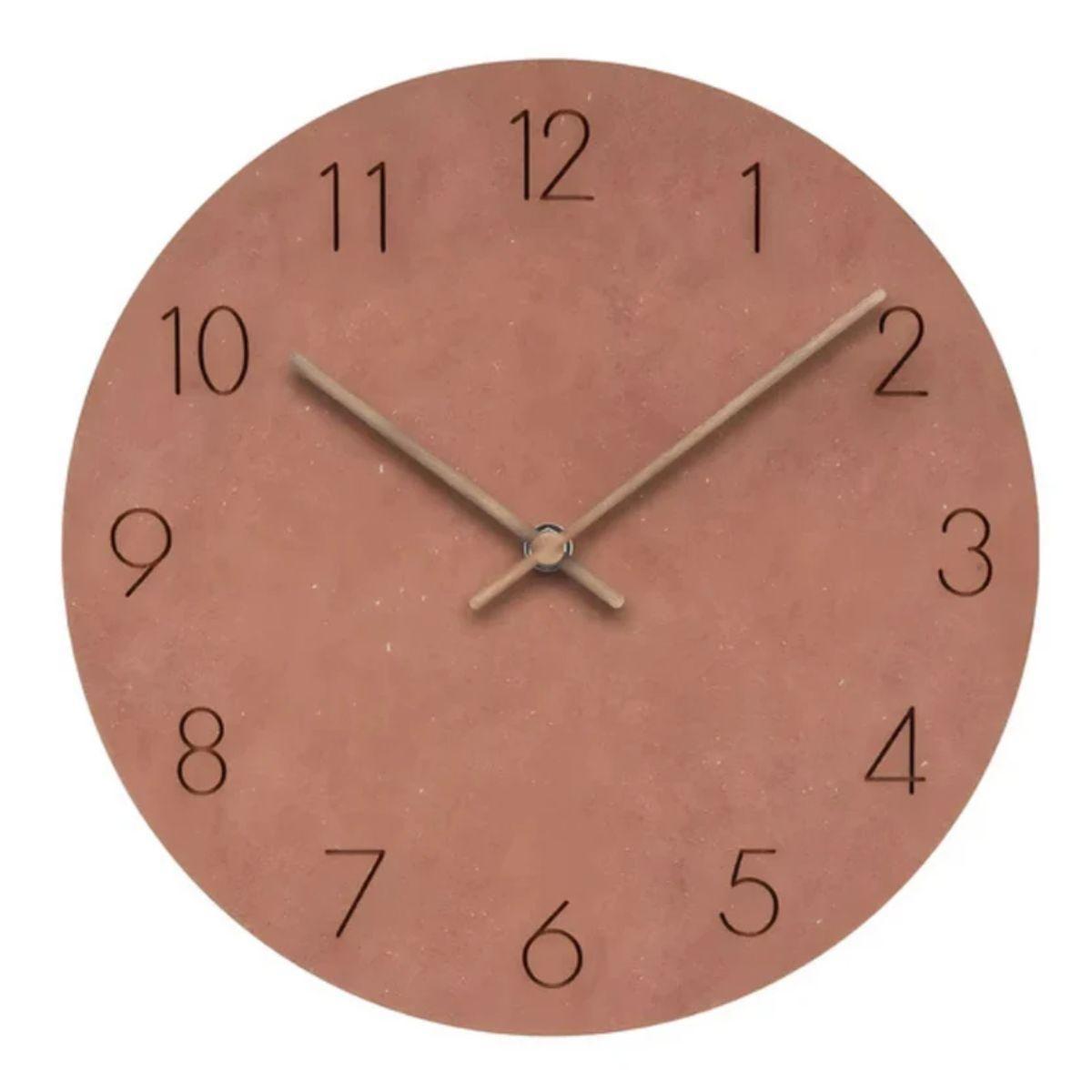 Modern Silent Wall Clock With Quiet Quartz Movement
