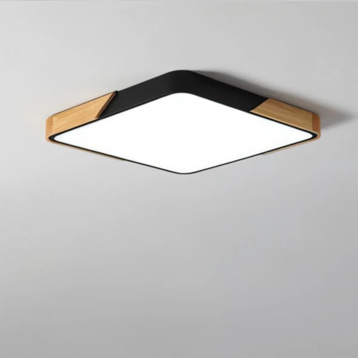 Modern Square Minimalist Flush Mount Ceiling Light For Contemporary Lighting