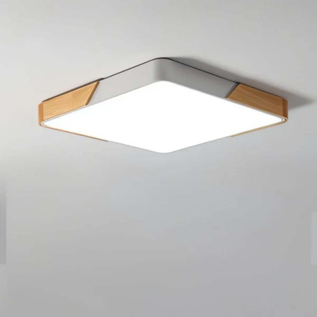 Modern Square Minimalist Flush Mount Ceiling Light For Contemporary Lighting