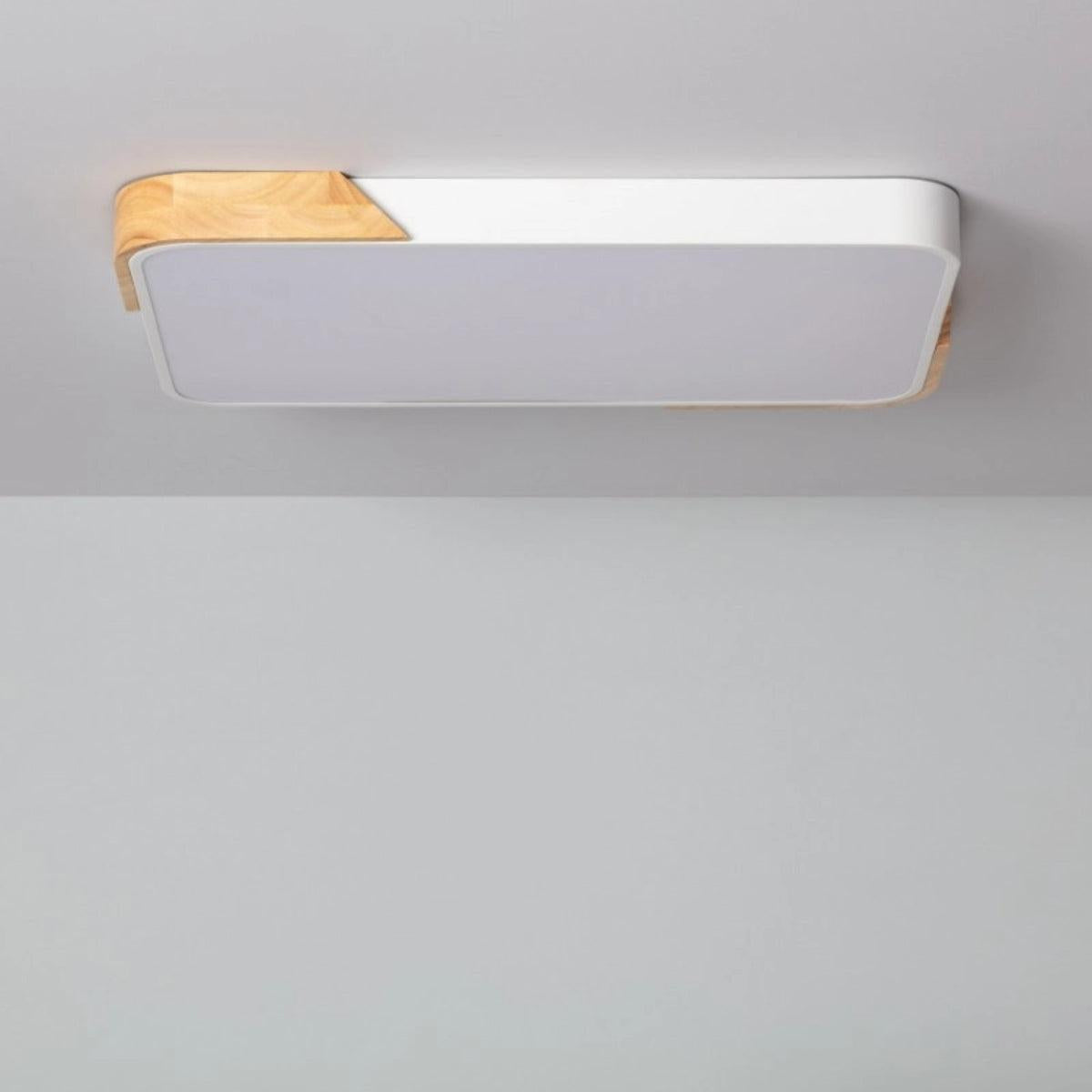 Modern Square Minimalist Flush Mount Ceiling Light For Contemporary Lighting