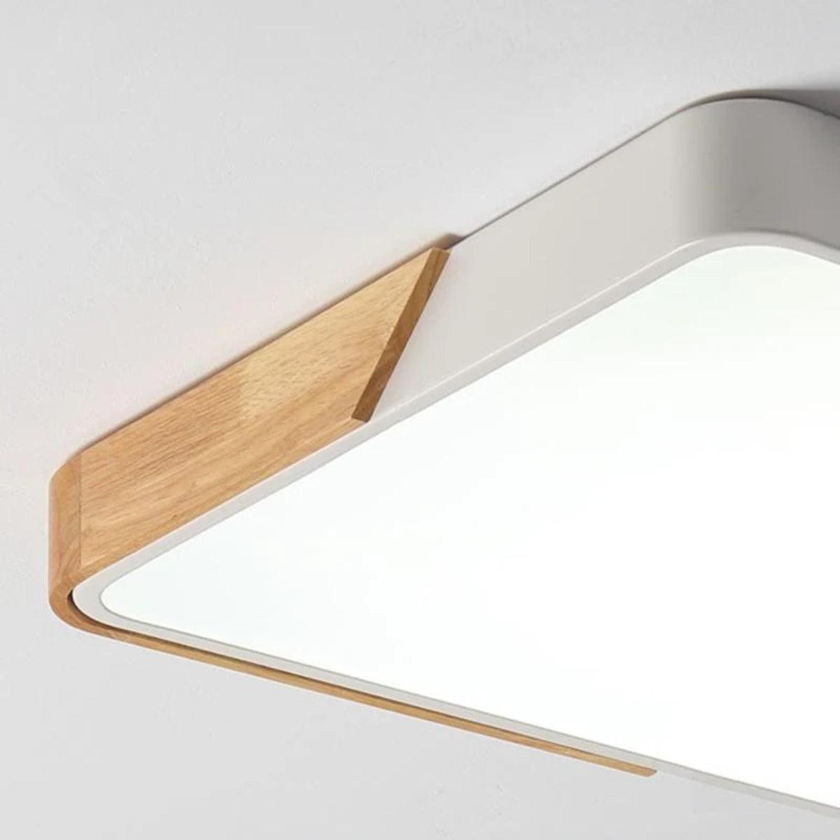 Modern Square Minimalist Flush Mount Ceiling Light For Contemporary Lighting
