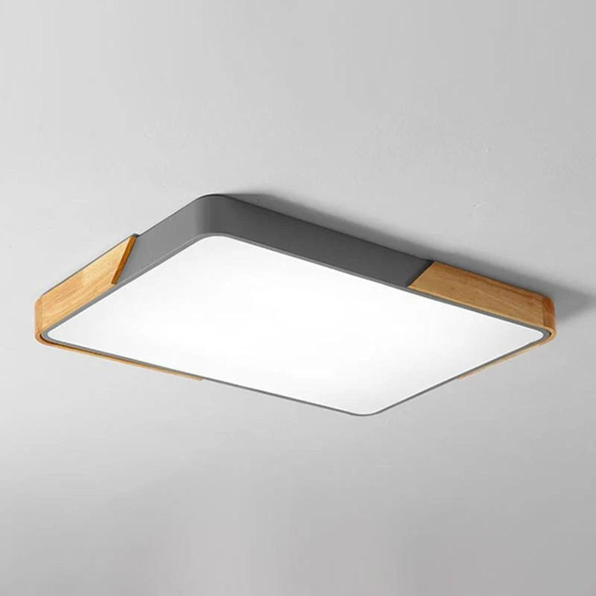 Modern Square Minimalist Flush Mount Ceiling Light For Contemporary Lighting