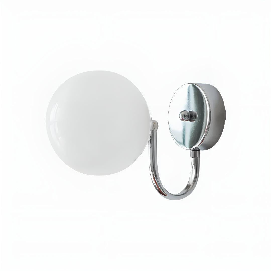 Modern Staggered Round Glass Globe Wall Sconce Light for Home Interiors
