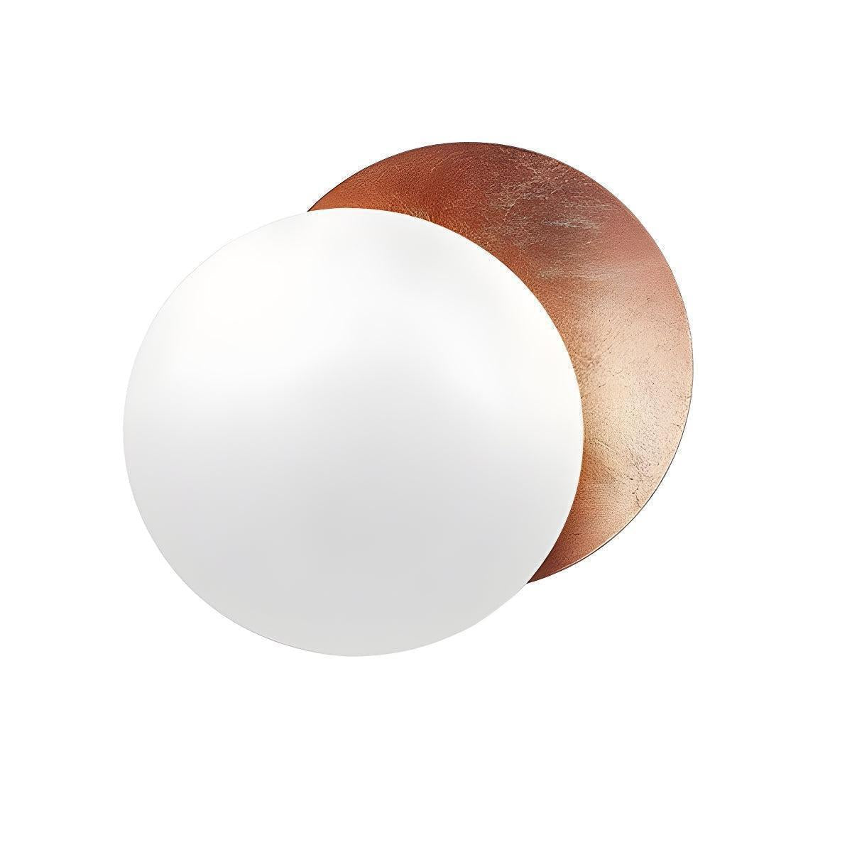 Modern Wall Light With Adjustable Rotating Solar Eclipse Design