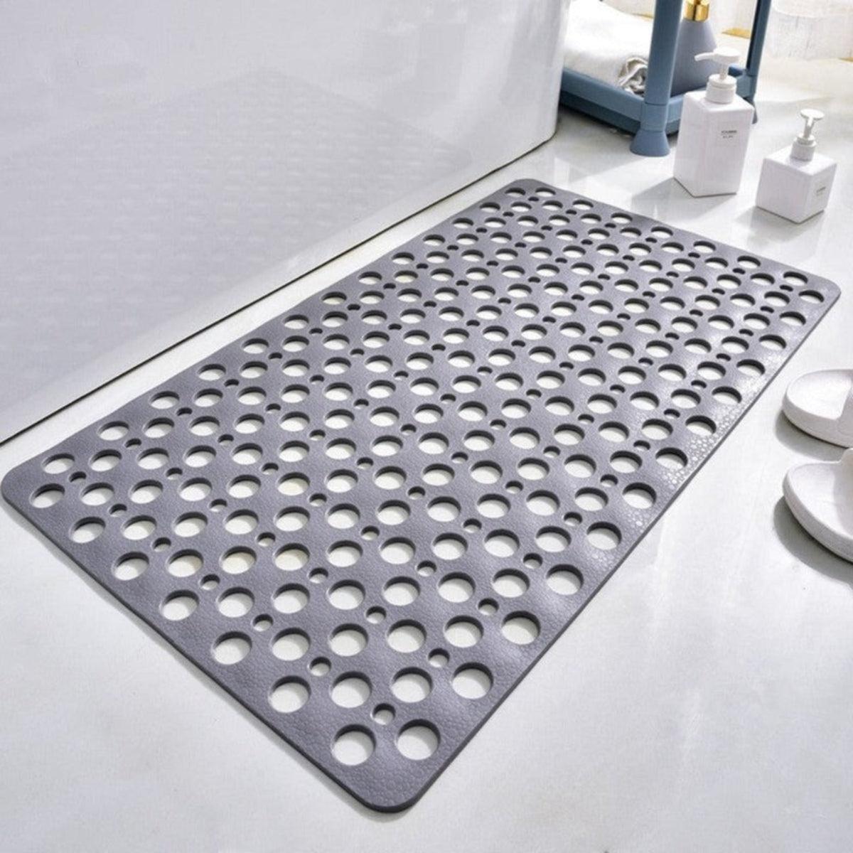 Non Slip Bathroom Bath Mat With Suction Cups And Drainage Holes