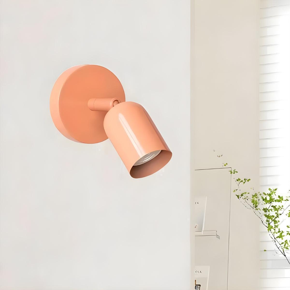 Nordic Styled Wall Mounted Sconce Light With Adjustable Rotatable Minimalist Spotlight