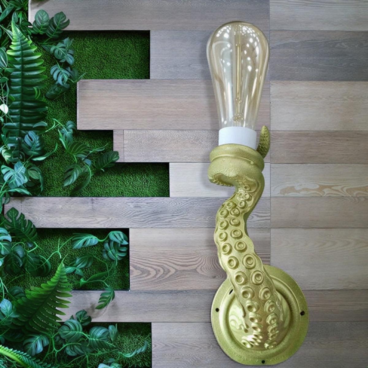 Octopus Tentacle Wall Light Lamp For Coastal Interior Design