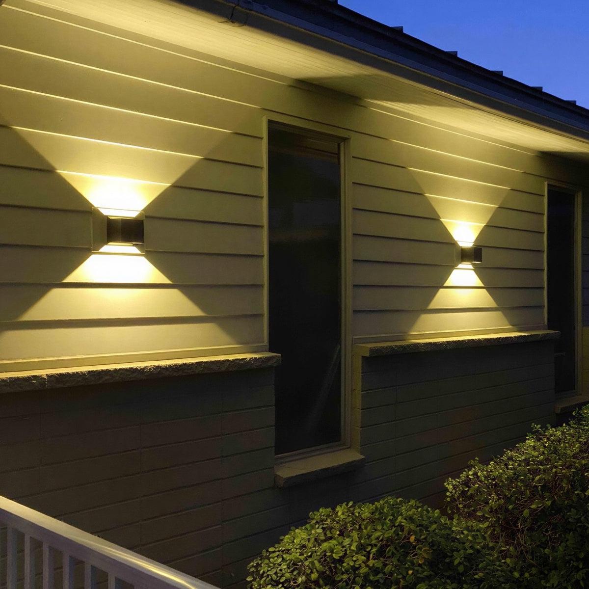Outdoor Adjustable Square Up Down Wall Light