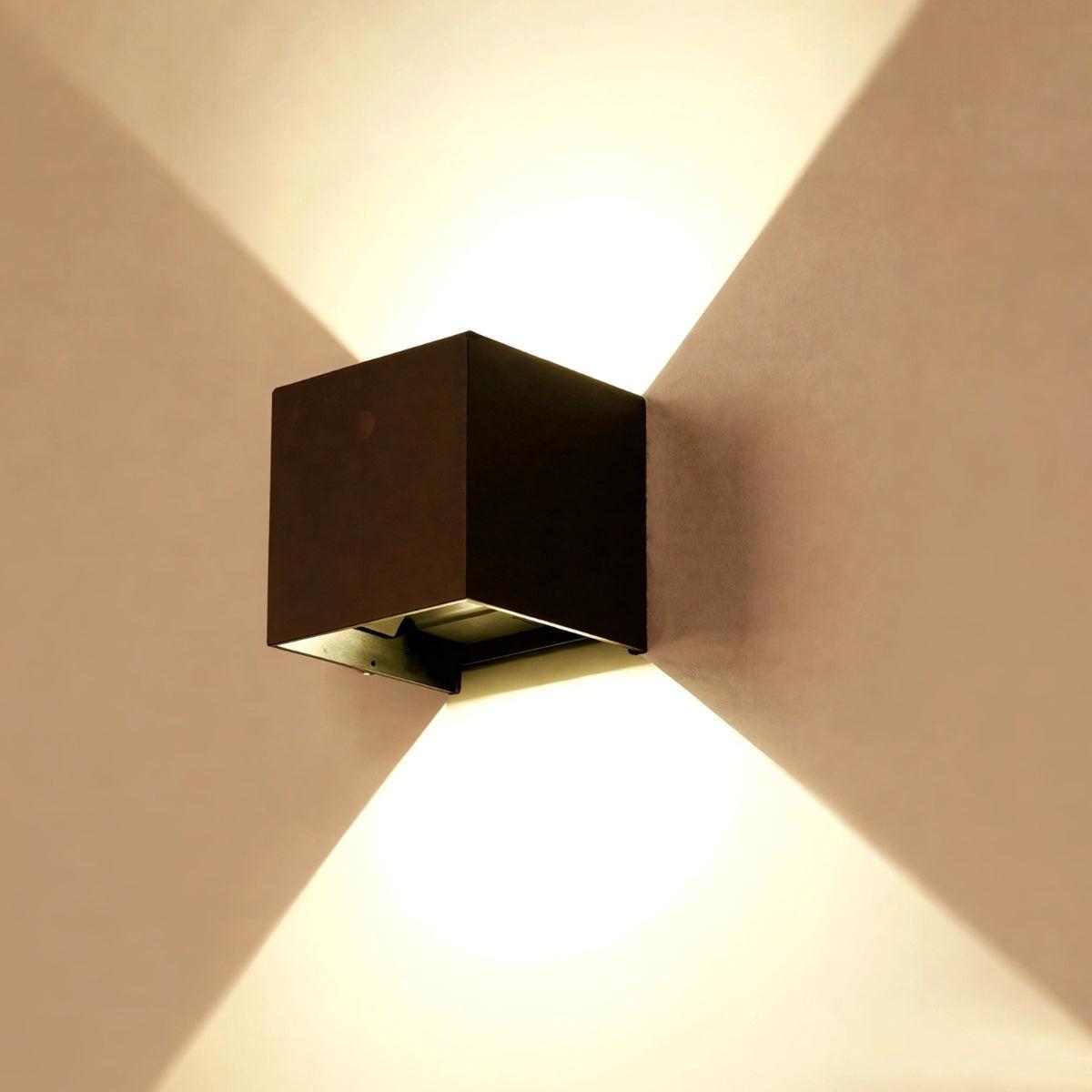 Outdoor Adjustable Square Up Down Wall Light