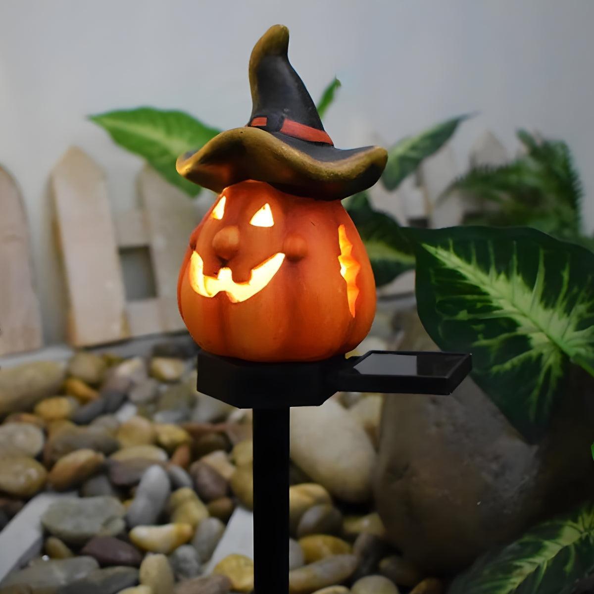Outdoor Halloween Decoration For Solar Pathway Lights With Festive Glowing Design