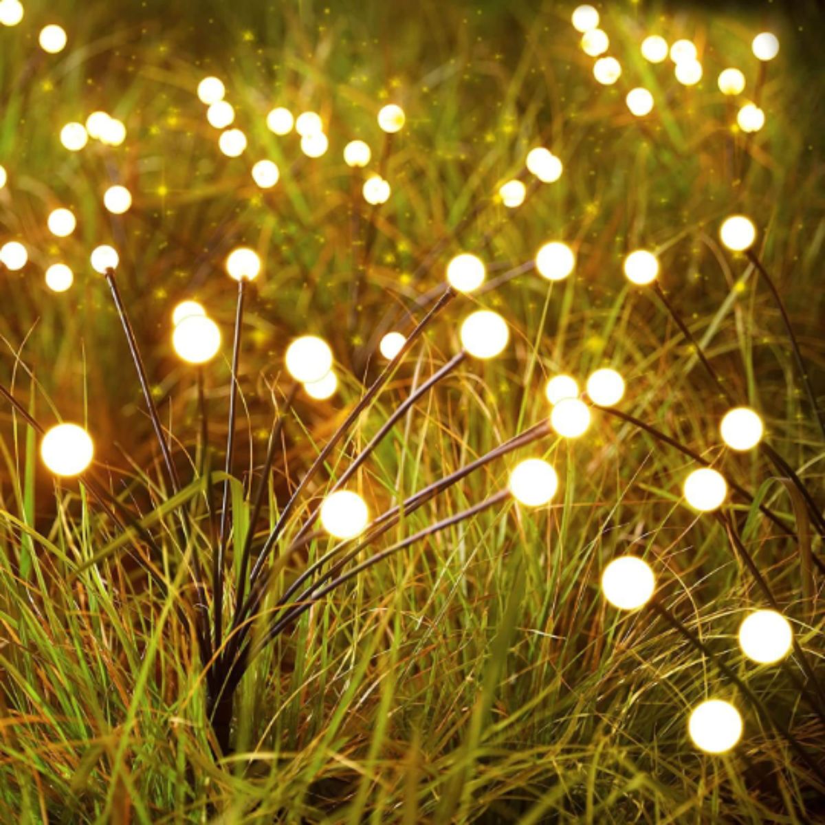 Outdoor Solar Garden Lights With Firefly Design