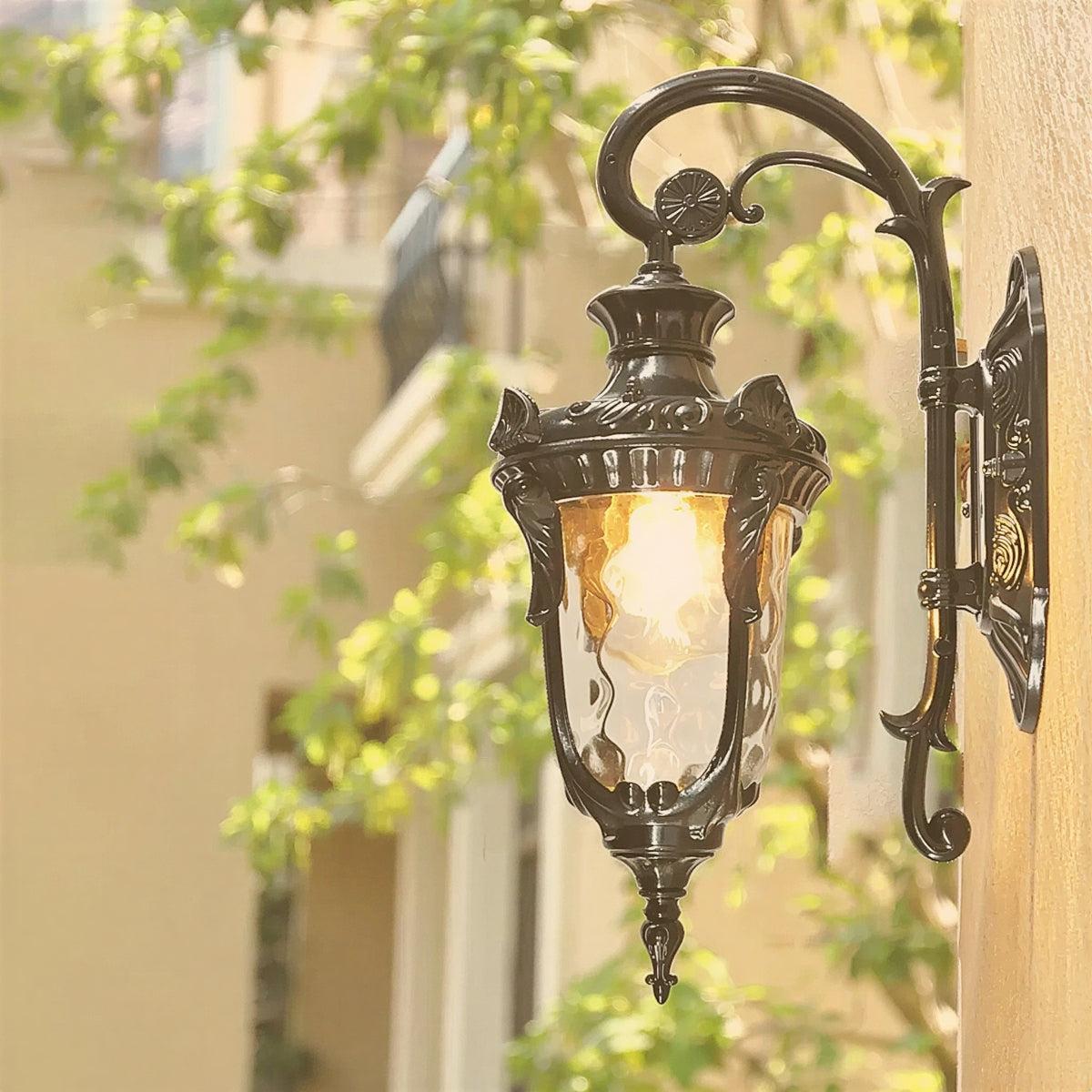 Outdoor Wall Light With European Heritage Vintage Design