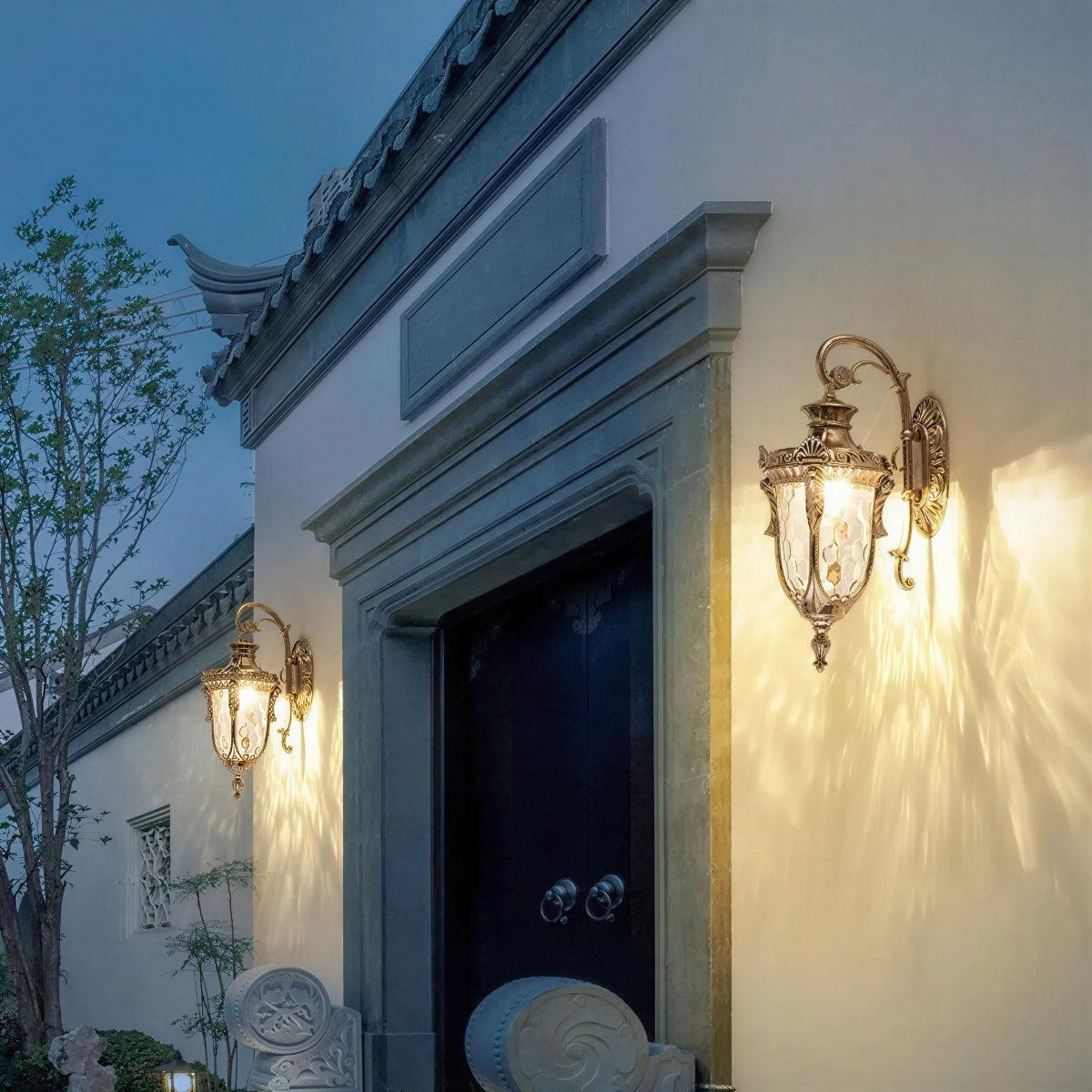 Outdoor Wall Light With European Heritage Vintage Design