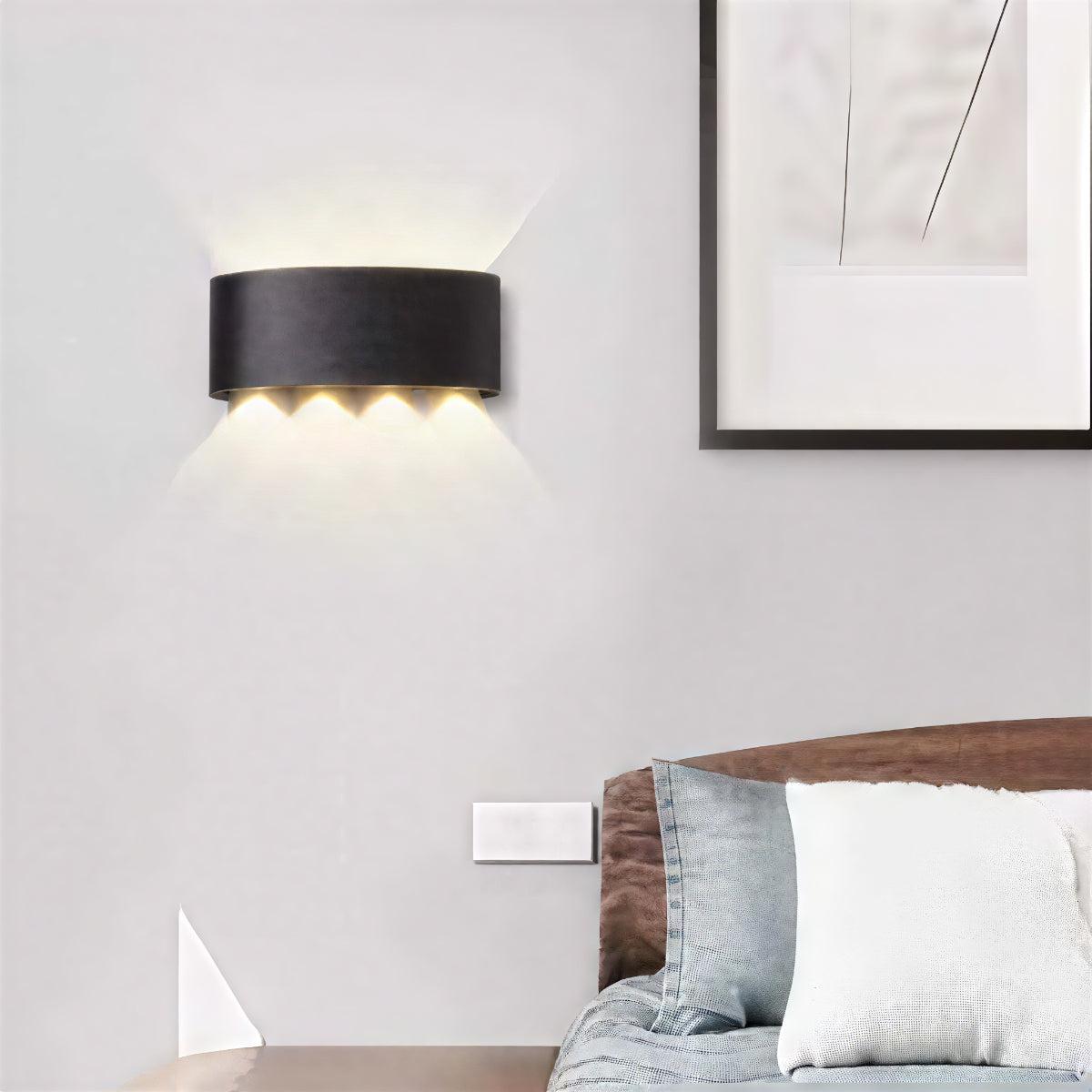 Outdoor Wall Light With Modern Symmetrical Facade Beam Design