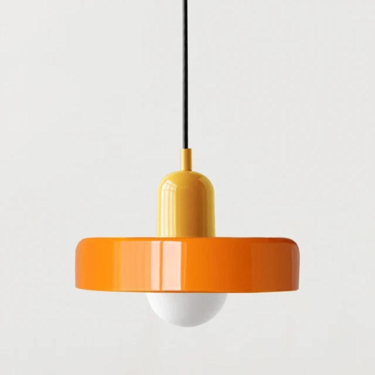 Pendant Light Fixture With Bauhaus And Retro Design