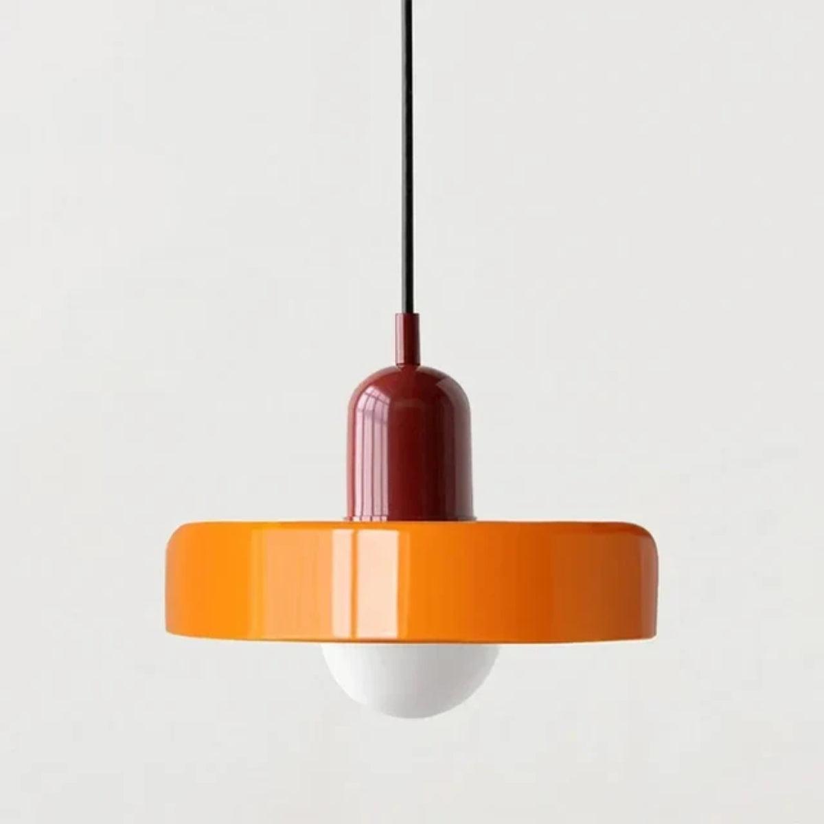 Pendant Light Fixture With Bauhaus And Retro Design