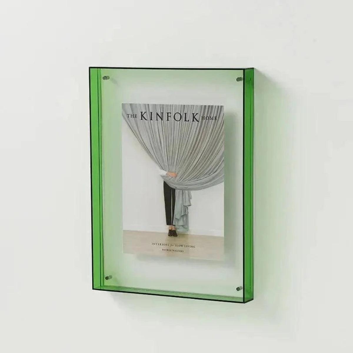 Picture Frame With Coloured Edge Design For Photos And Art