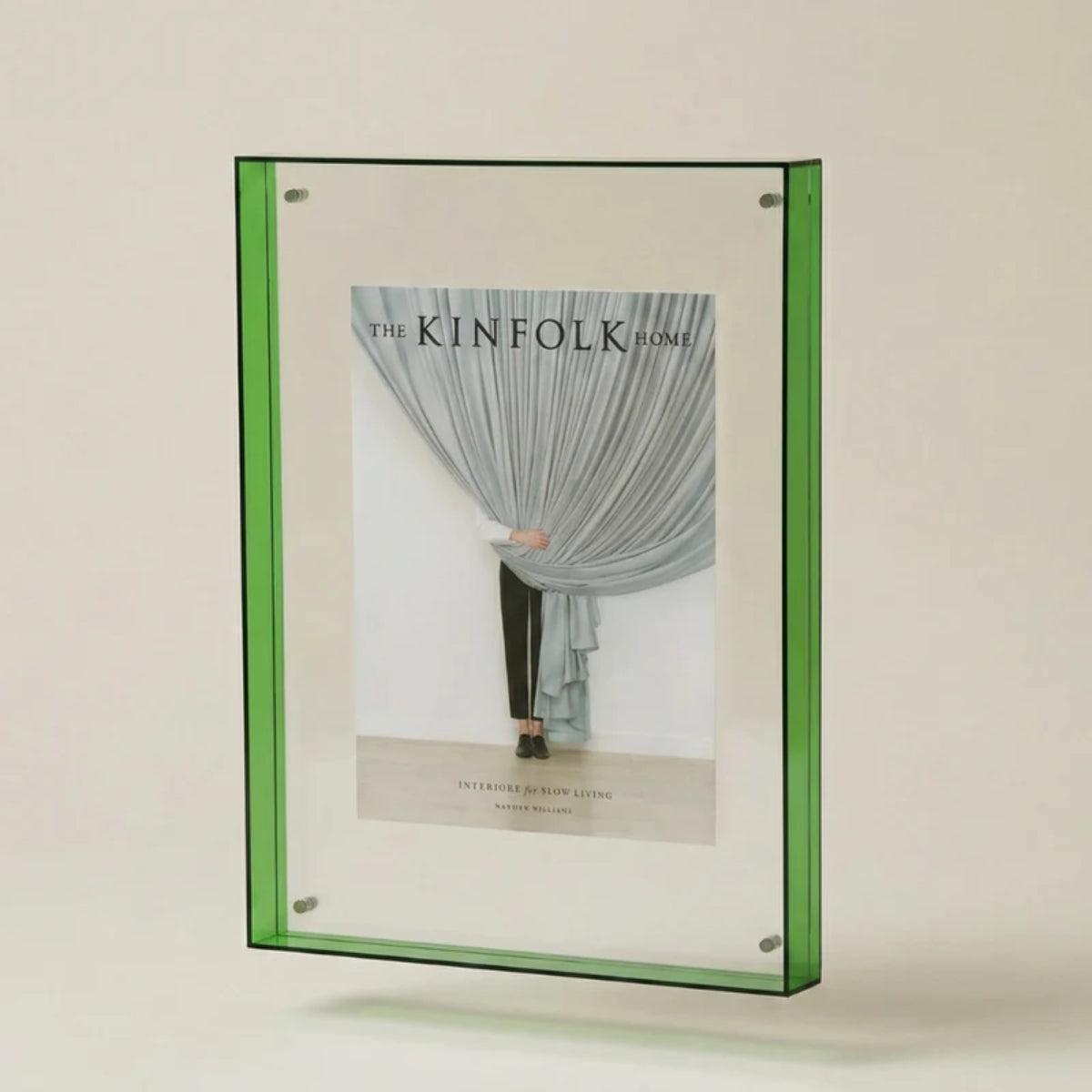 Picture Frame With Coloured Edge Design For Photos And Art
