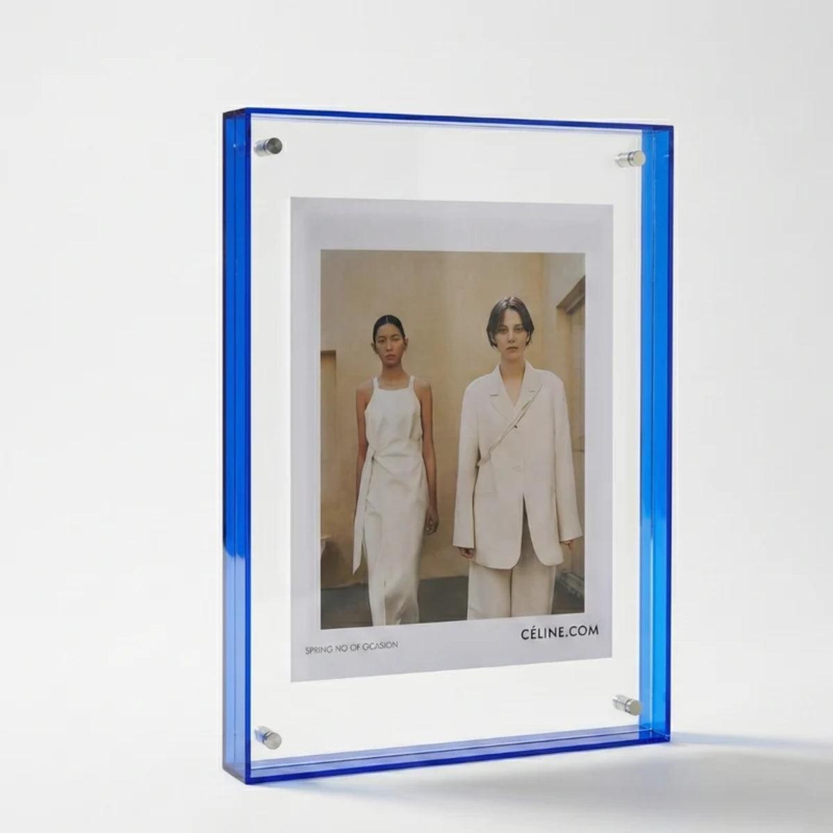 Picture Frame With Coloured Edge Design For Photos And Art