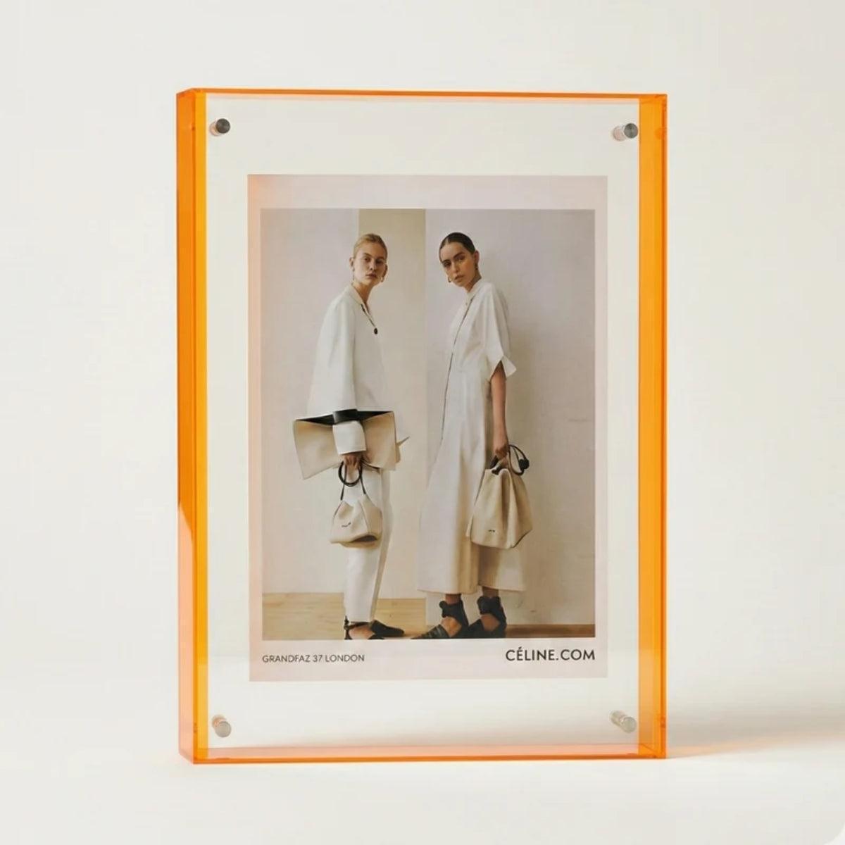 Picture Frame With Coloured Edge Design For Photos And Art