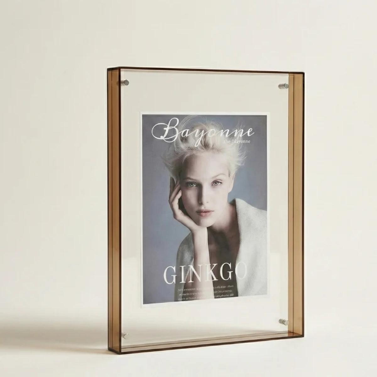 Picture Frame With Coloured Edge Design For Photos And Art