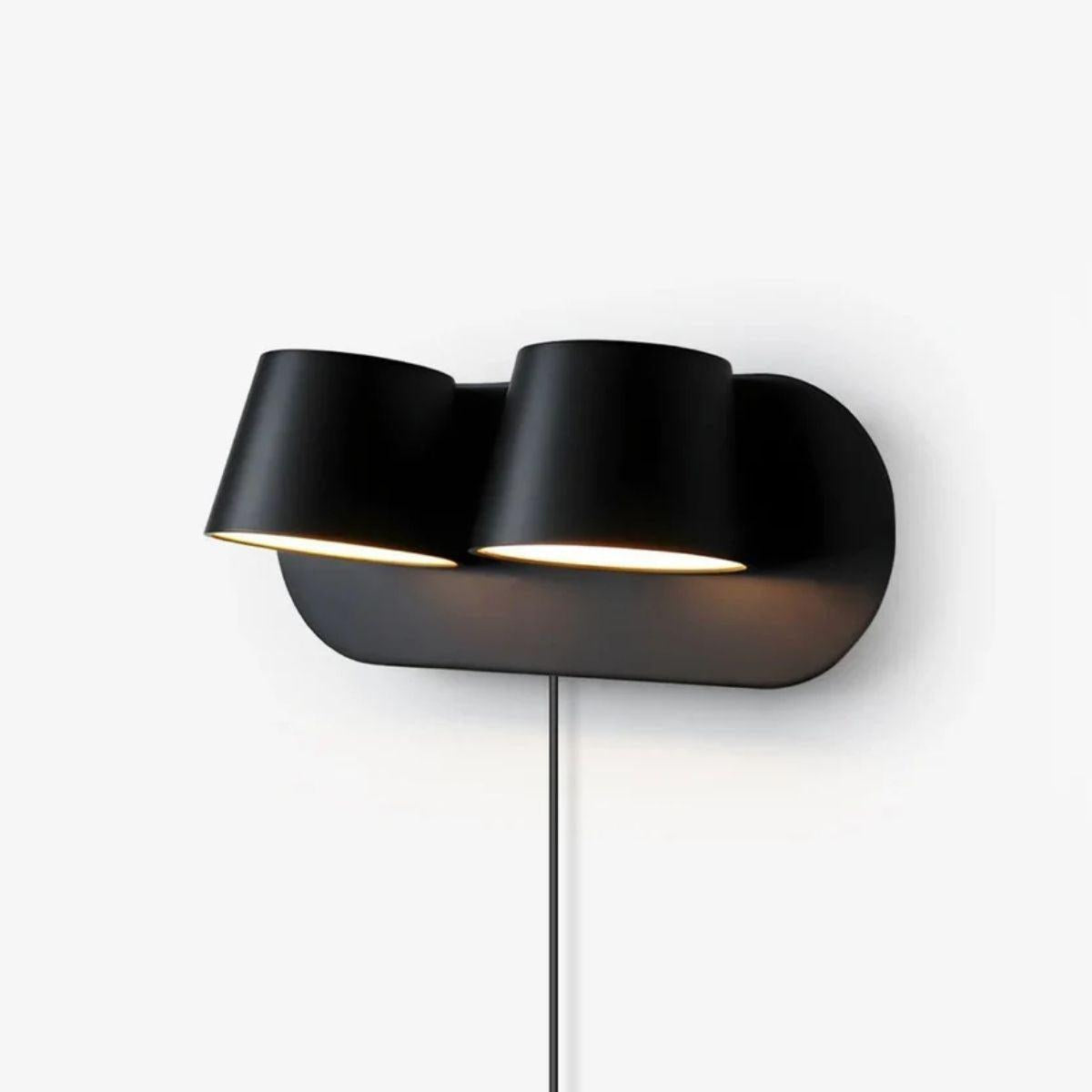 Plug In Wall Sconce Light For Bedroom With Adjustable Rotating Head