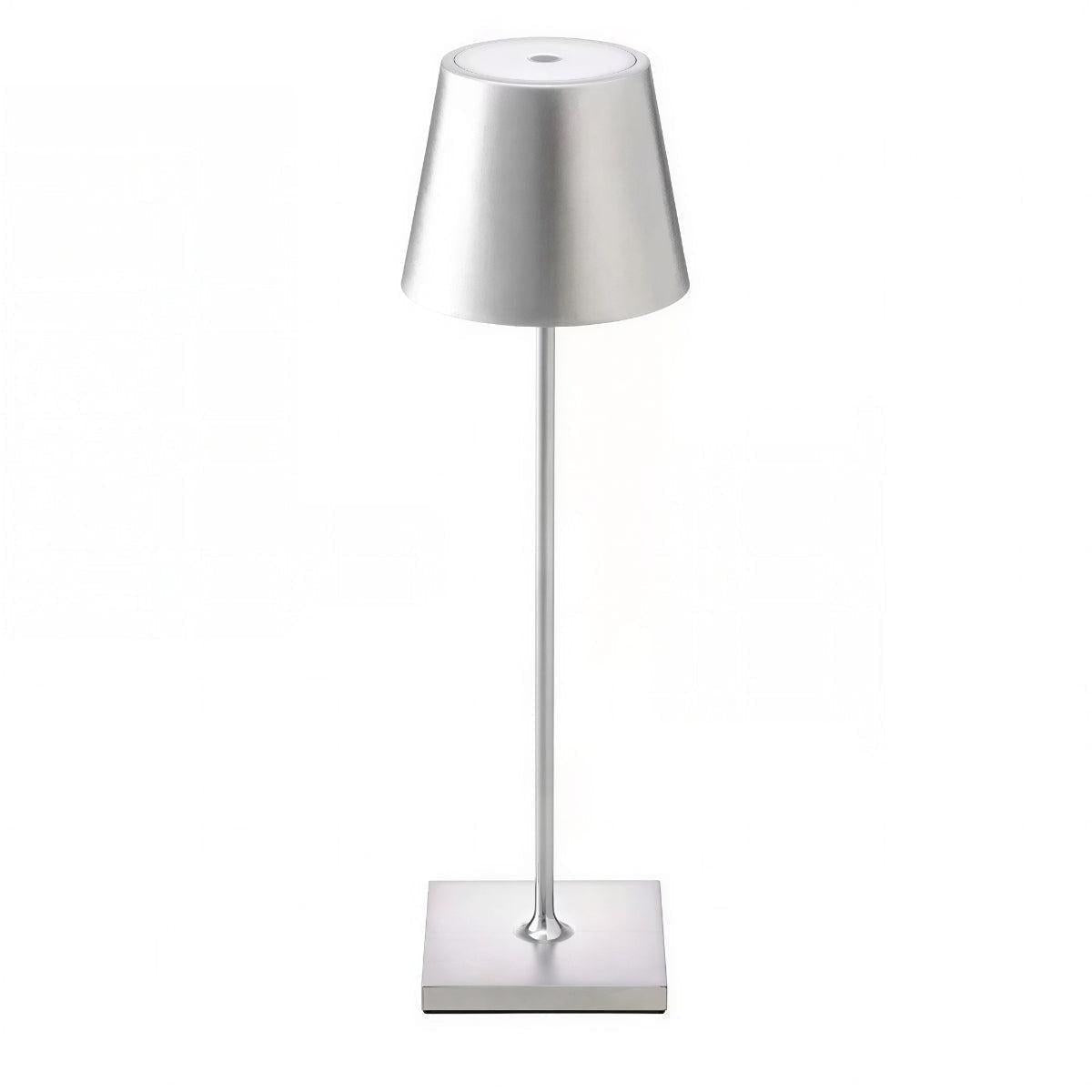 Portable Rechargeable Table Lamp With Dimmable Touch Control Battery Powered Light