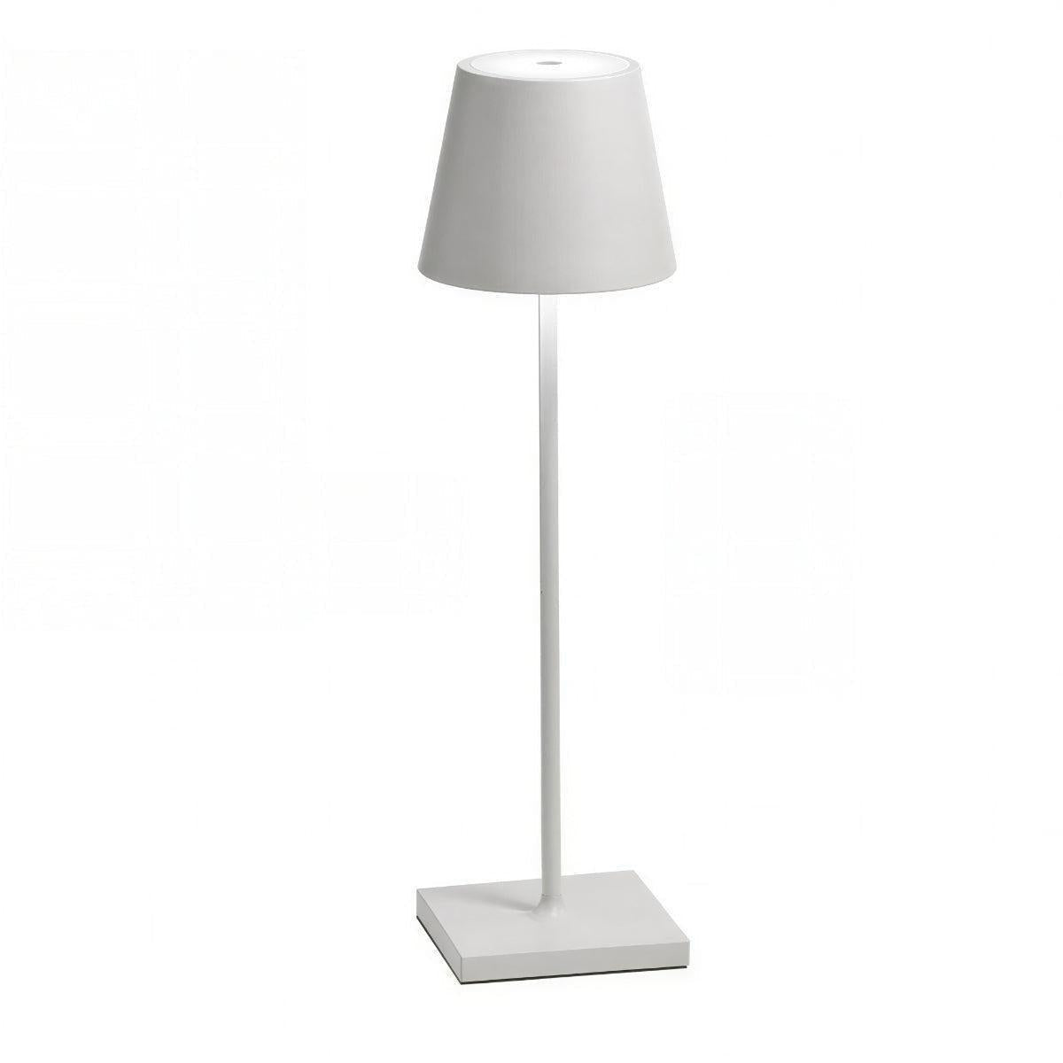 Portable Rechargeable Table Lamp With Dimmable Touch Control Battery Powered Light