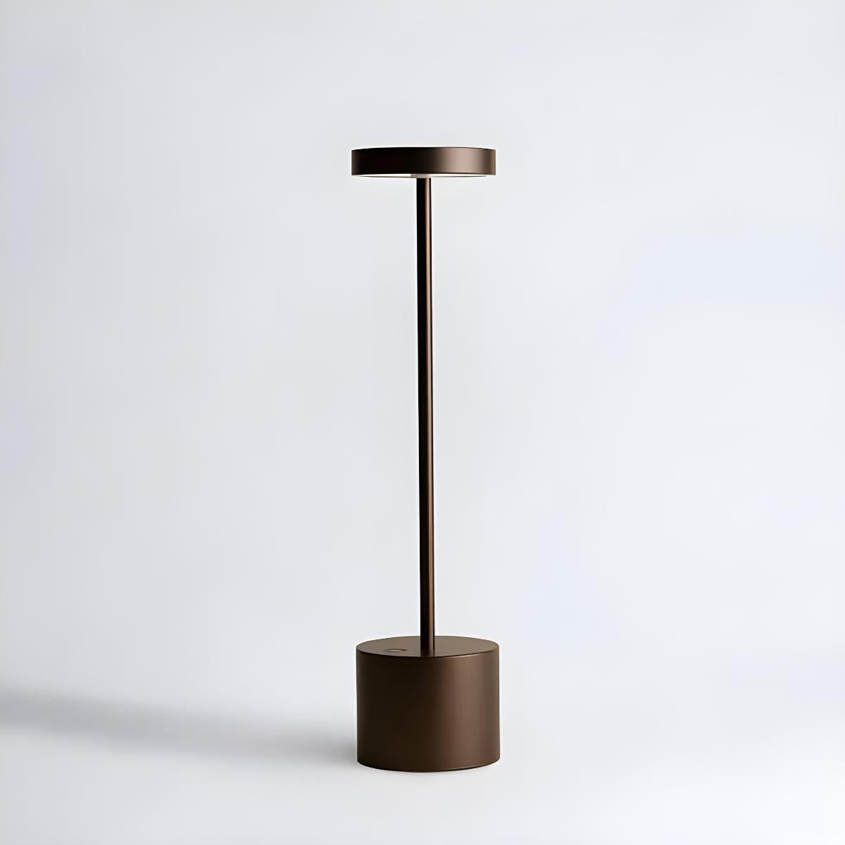 Portable Restaurant Table Light With Rechargeable Battery And Touch Dimming Control