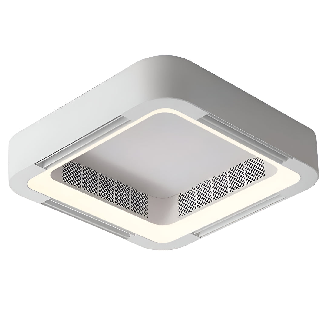 Quiet Modern Bladeless Ceiling Fan Light