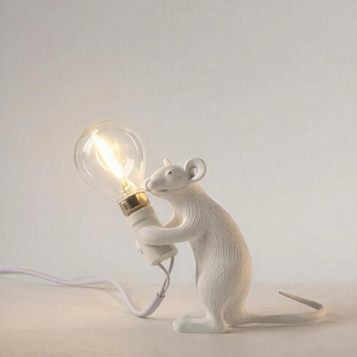Quirky Mouse Figurine Table Lamp